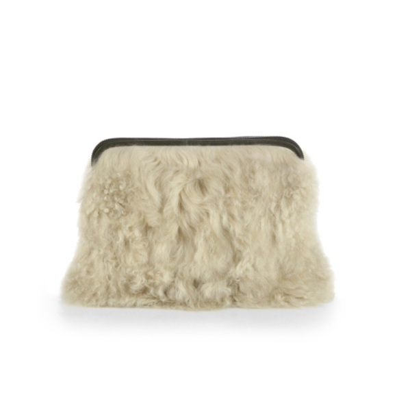 3.1 Phillip Lim Handbags - Philip lim 3.1 shearling clutch cosmetic case new